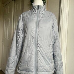 REI Women's Light Gray Puffer Jacket
